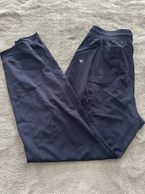Women's Navy Scrub Joggers with Pockets